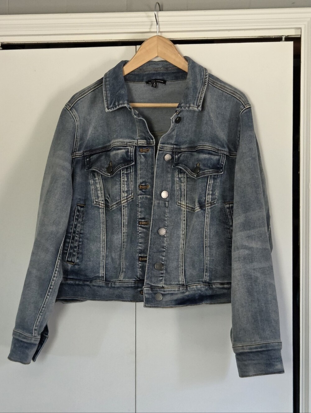 Universal Standards Classic Women's Denim Jacket - Blue